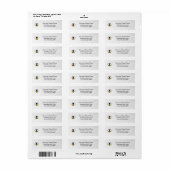 Honey Business Return Address Label (Vorne)