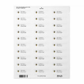 Honey Business  Return Address Label (Vorne)