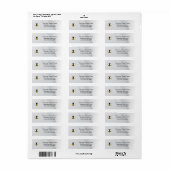 Honey Business Return Address Label (Vorne)