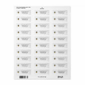 Honey Business Return Address Label (Vorne)