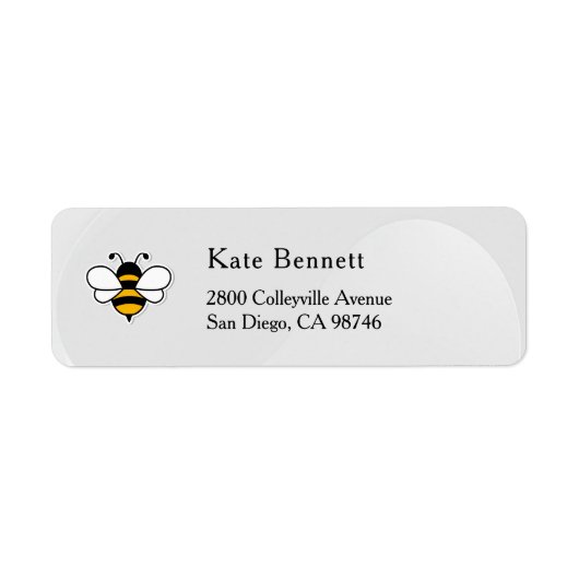 Honey Business  Return Address Label (Vorne)