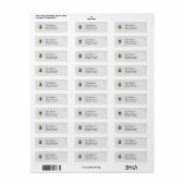 Honey Business  Return Address Label (Vorne)