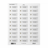 Honey Business Return Address Label (Vorne)