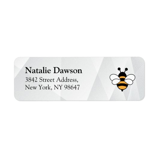 Honey Business Return Address Label (Vorne)