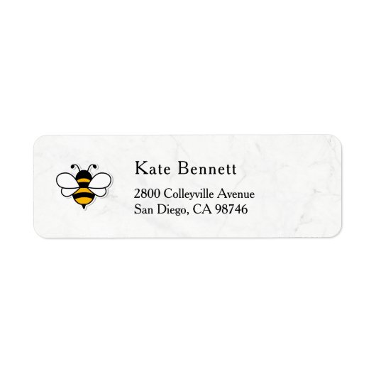 Honey Business  Return Address Label (Vorne)