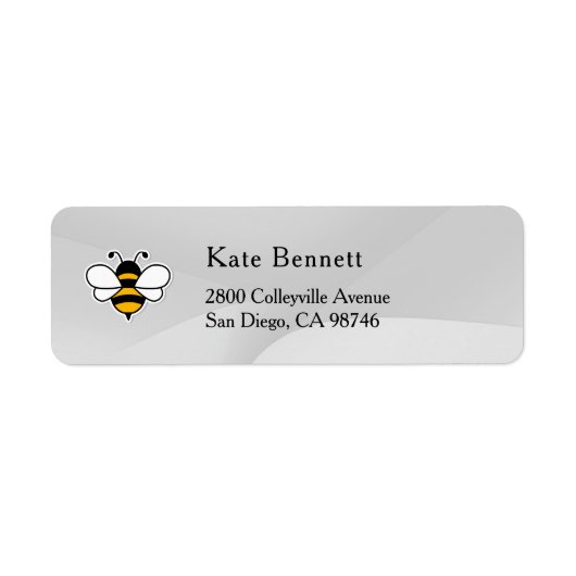 Honey Business  Return Address Label (Vorne)