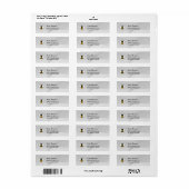 Honey Business  Return Address Label (Vorne)