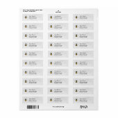 Honey Business  Return Address Label (Vorne)