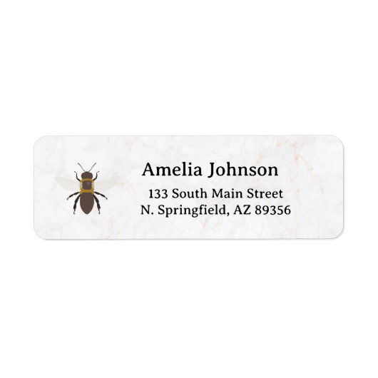 Honey Business  Return Address Label (Vorne)