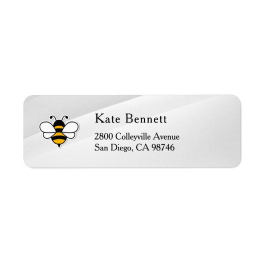 Honey Business  Return Address Label (Vorne)