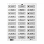 Honey Business  Return Address Label (Vorne)
