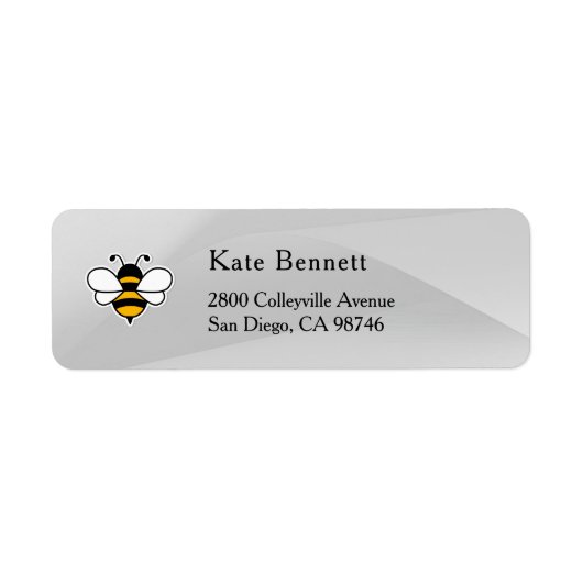 Honey Business  Return Address Label (Vorne)