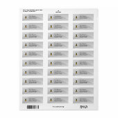 Honey Business  Return Address Label (Vorne)