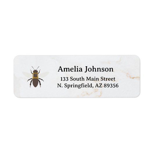 Honey Business  Return Address Label (Vorne)