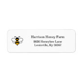 Honey Business Return Address Label (Vorne)