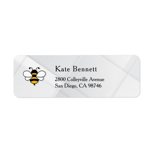 Honey Business  Return Address Label (Vorne)