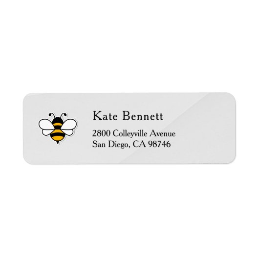 Honey Business  Return Address Label (Vorne)