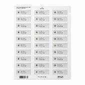 Honey Business  Return Address Label (Vorne)