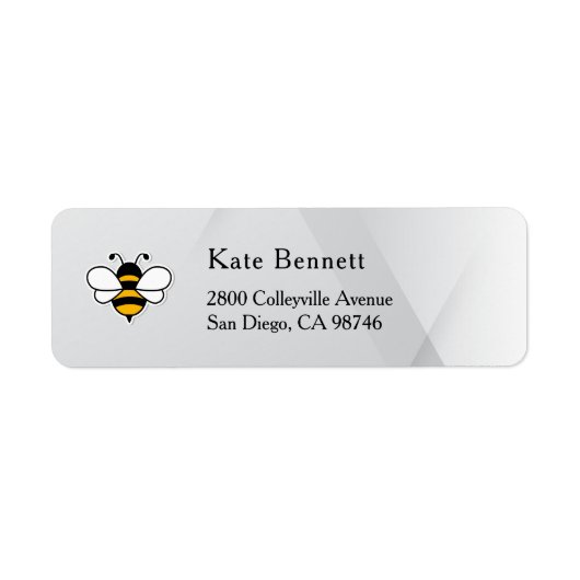 Honey Business  Return Address Label (Vorne)