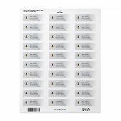 Honey Business  Return Address Label (Vorne)