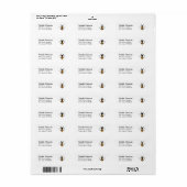 Honey Business Return Address Label (Vorne)