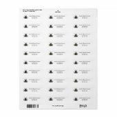 Honey Business Return Address Label (Vorne)