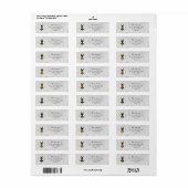 Honey Business Return Address Label (Vorne)