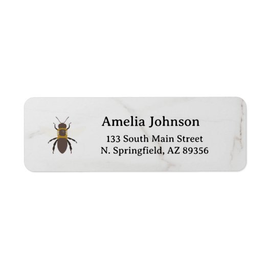 Honey Business  Return Address Label (Vorne)