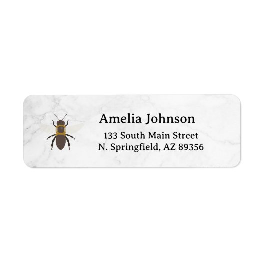 Honey Business  Return Address Label (Vorne)