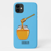 Honey Cartoon Illustration Case-Mate iPhone Hülle (Rückseite)