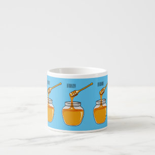 Honey Cartoon Illustration Espressotasse