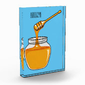 Honey Cartoon Illustration Fotoblock (Links)