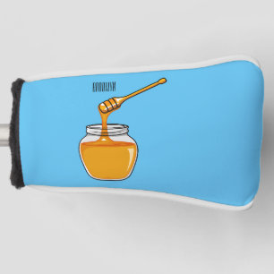Honey Cartoon Illustration Golf Headcover