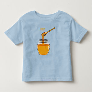 Honey Cartoon Illustration Kleinkind T-shirt