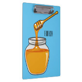 Honey Cartoon Illustration Klemmbrett (Rechts)