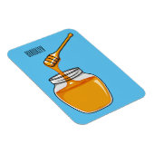 Honey Cartoon Illustration Magnet (Rechte Seite)