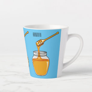 Honey Cartoon Illustration Milchtasse