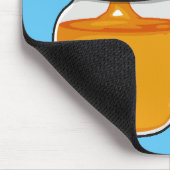 Honey Cartoon Illustration Mousepad (Ecke)