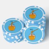 Honey Cartoon Illustration Pokerchips (Stapel)