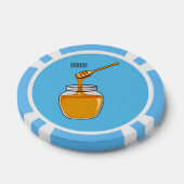Honey Cartoon Illustration Pokerchips (Einzeln)