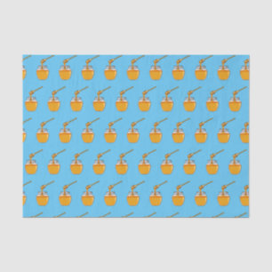 Honey Cartoon Illustration Seidenpapier