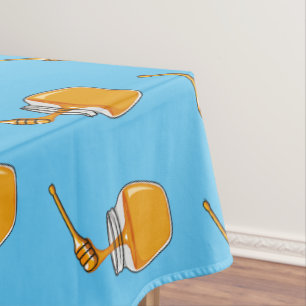 Honey Cartoon Illustration Tischdecke
