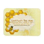 Honey Comb 3D Whimsey Business Magnet (Horizontal)