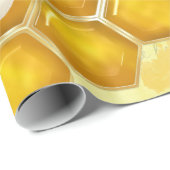 Honey Comb 3D Whimsey Geschenkpapier (Rolleneckpunkt)