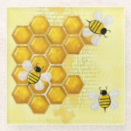 Honey Comb 3D Whimsey Glasuntersetzer