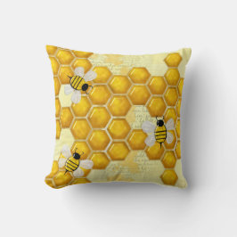 Honey Comb 3D Whimsey Kissen