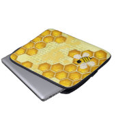 Honey Comb 3D Whimsey Laptopschutzhülle (Vorne Knopf)