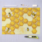 Honey Comb 3D Whimsey Seidenpapier (Handwerk)