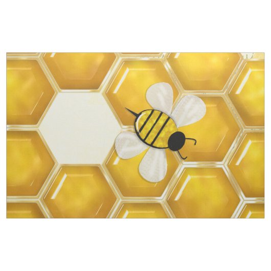 Honey Comb 3D Whimsey Stoff (Fat Quarter (45,7 x 55,9 cm))