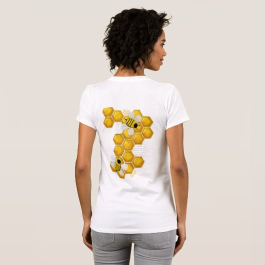 Honey Comb 3D Whimsey T-Shirt (Schwarz voll)